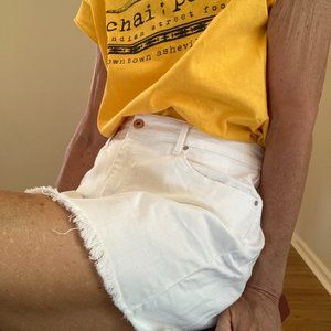 Levi's Mini Denim Skirt Size 12 White